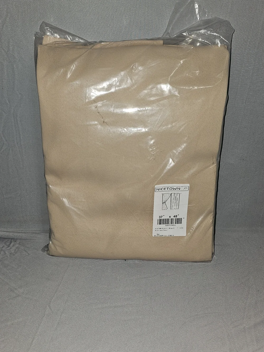 Tan Curtain Panel - Light Tan Drapery Panel